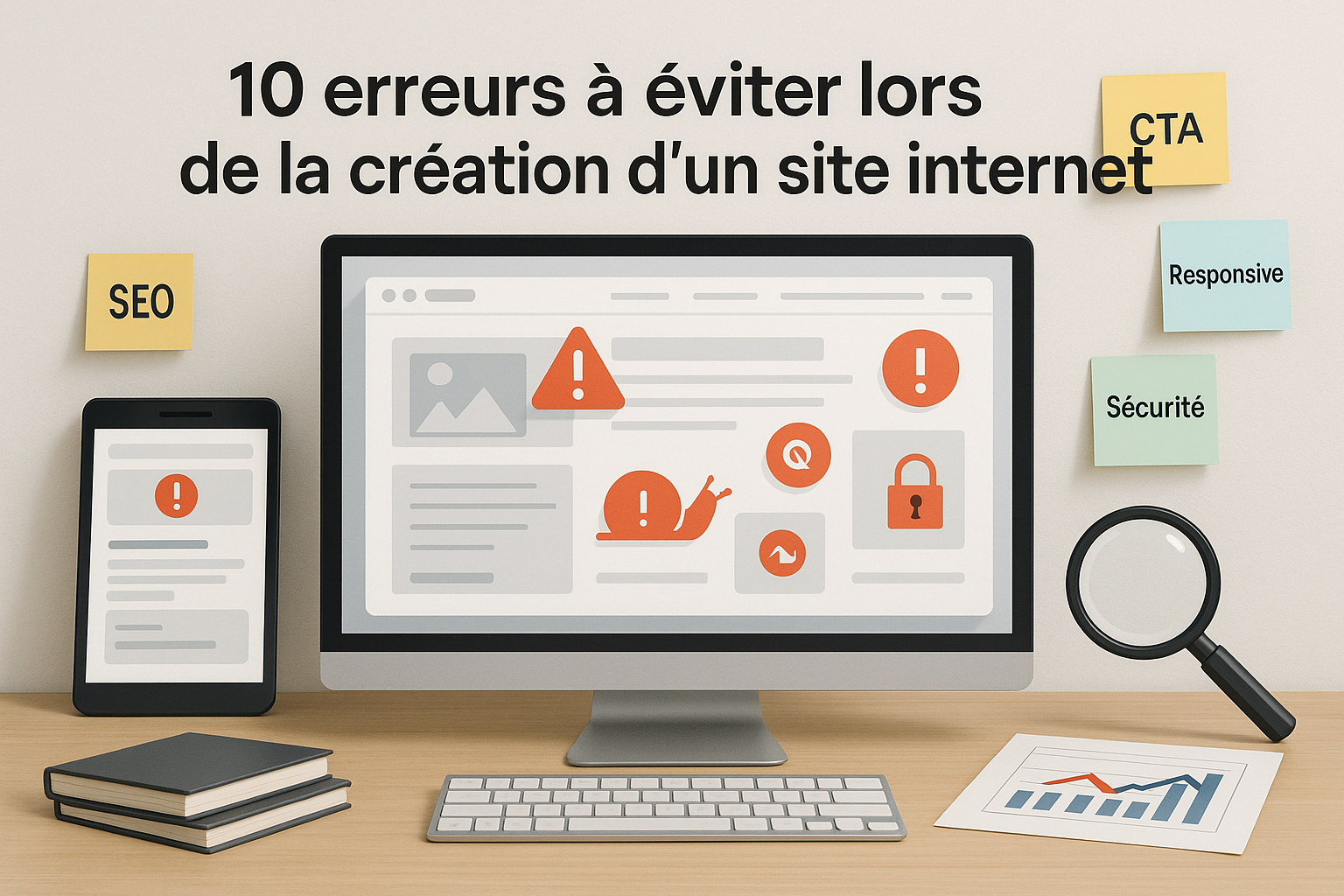 Les 10 erreurs à éviter lors de la création d'un site internet - CDI45